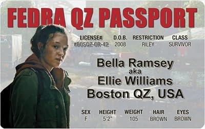 Signs 4 Fun Parody Drivers License | Ellie Williams ID | Fake ID Novelty Card | Collectible Trading Card Drivers License | Novelty Gift for Holidays | Made in the USA