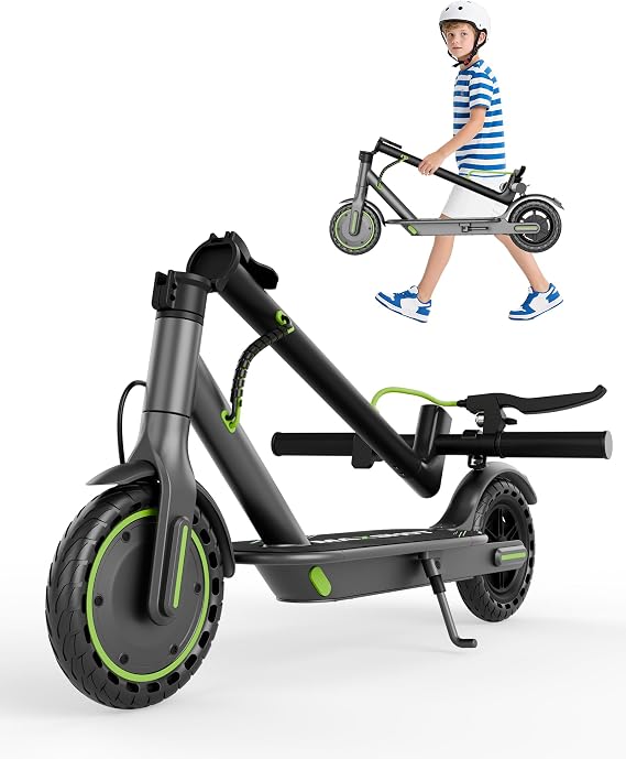 MAXSHOT Electric Scooter Adults & Big Kids, Top Speed 9/16/19MPH, 10/12/16/21/50Miles Range, 6.5"/8.5"/14" Tires Folding Commuter Escooter with Dual Suspension for Commuting, APP Control