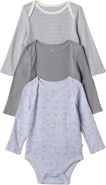 GAP Baby 3-pack Long Sleeve Bodysuit