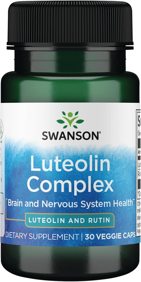 Swanson Luteolin Complex with Rutin, 30 Veggie Capsules