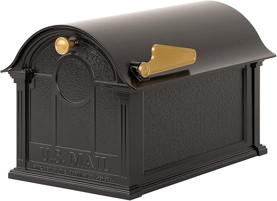 Whitehall Balmoral Mailbox - Black, Extra Large
