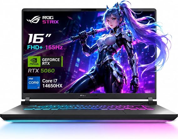 ASUS ROG Strix G16 Gaming Laptop,Core i7-14650HX,32GB DDR5 RAM 1TB SSD
