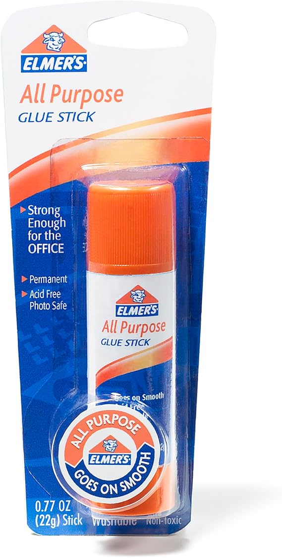 Elmer's All-Purpose Glue Stick, Large, 0.77 oz, Single Stick (E515)