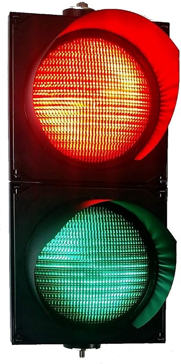 Red Green LED DC Traffic Signal Light