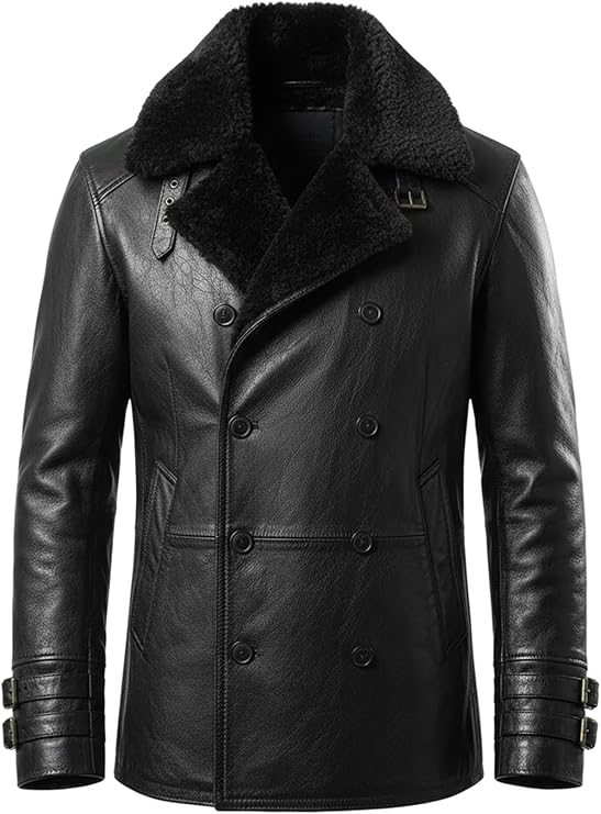 Leon S. Kennedy Requiem Black Leather Jacket - Resident RE 9 Inspired Cosplay Costume