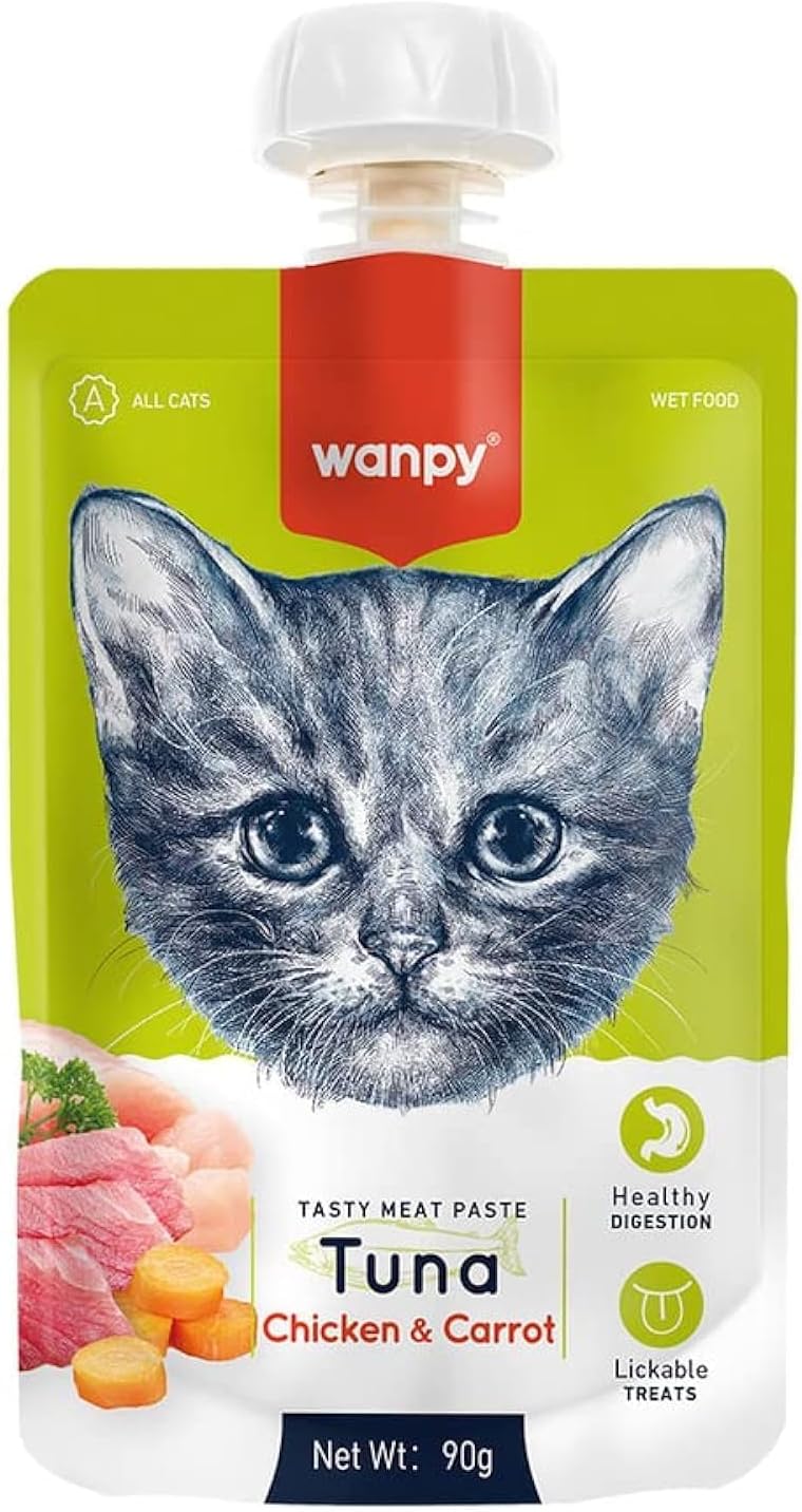 Wanpy Fresh Tuna & Chicken Cat Meat Paste 90 g Single