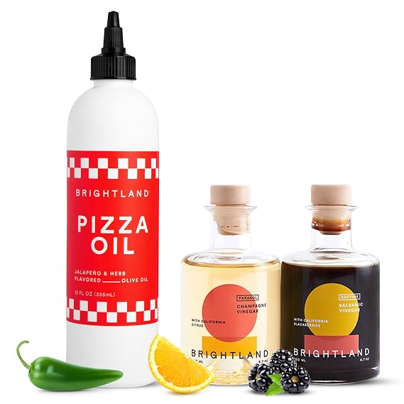Brightland The Pair Vinegars & Pizza Oil Bundle