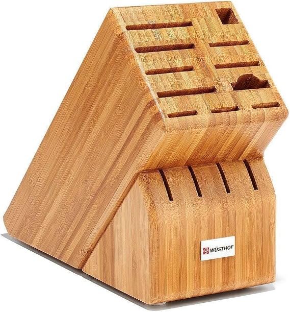 WUSTHOF 15-Slot Bamboo Knife Storage Block