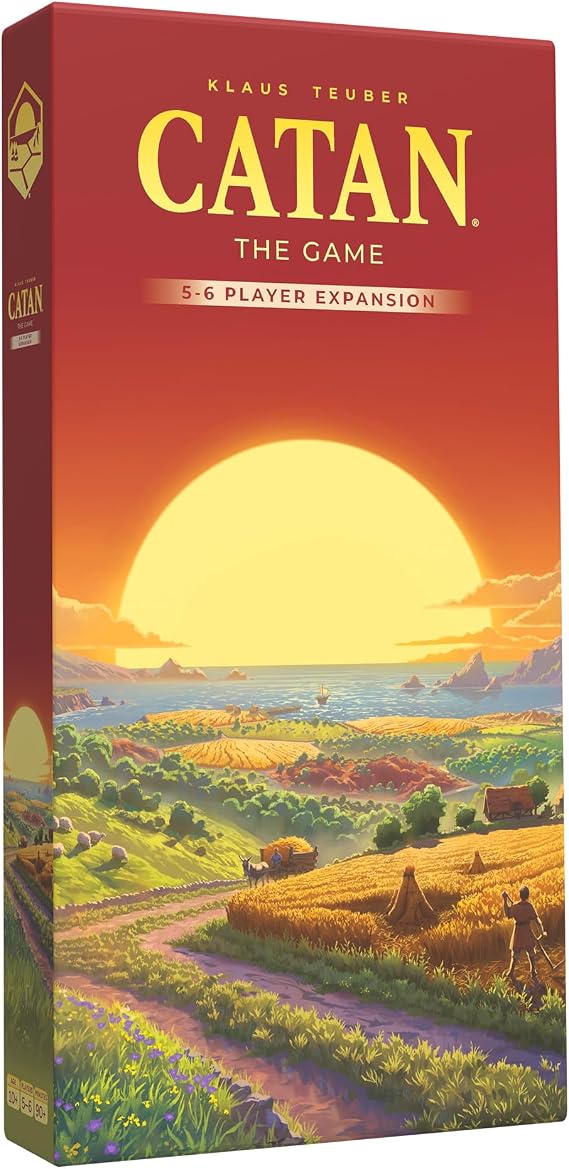 CATAN 5-6 Player Board Game Expansion (6th Edition) Strategy Game ADD-ON, Requires the CATAN Base Game (Sold Separately), Ages 10+, 5-6 Players, 90+ Minute Playtime