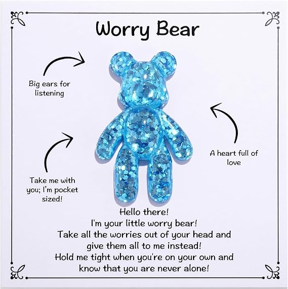 Pocket Hug Gift, A Little Pocket Hug Bear with Pocket Hug Card, Pocket Hugs for Friends, Cute Bear Pocket Hug Keepsake Ornament, Thinking of You Gifts for Birthday Wedding Thanksgiving
