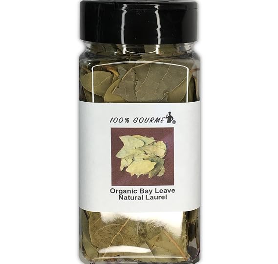 100% Gourmet Natural Bay Leaves 2 Oz (56g) Whole