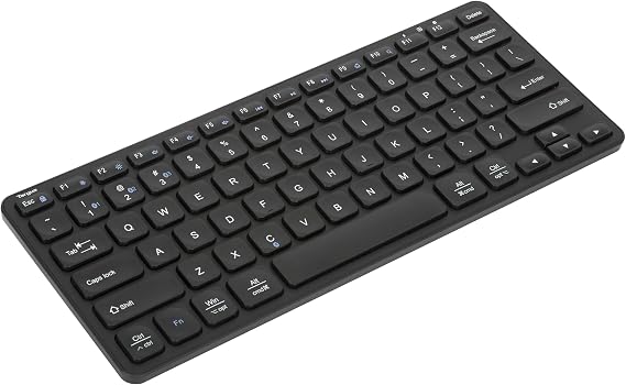 Targus Compact Multi-Device Bluetooth Keyboard - Compatible with Chrome OS, Windows, macOS, iOS, and Android (AKB862US)