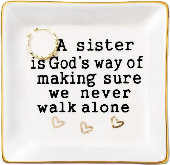 Sister Gifts from Sister Jewelry Dish Holder Unique Gifts for Sister