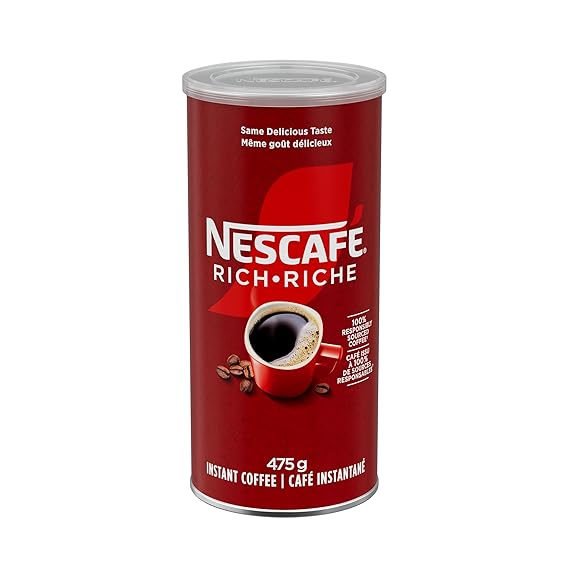 Nescafe Rich Instant Coffee 475g - {Imported from Canada}