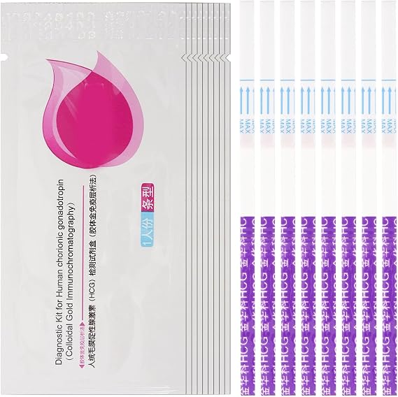 High Precision Pregnancy Test Strips 20pcs Plastic for Women