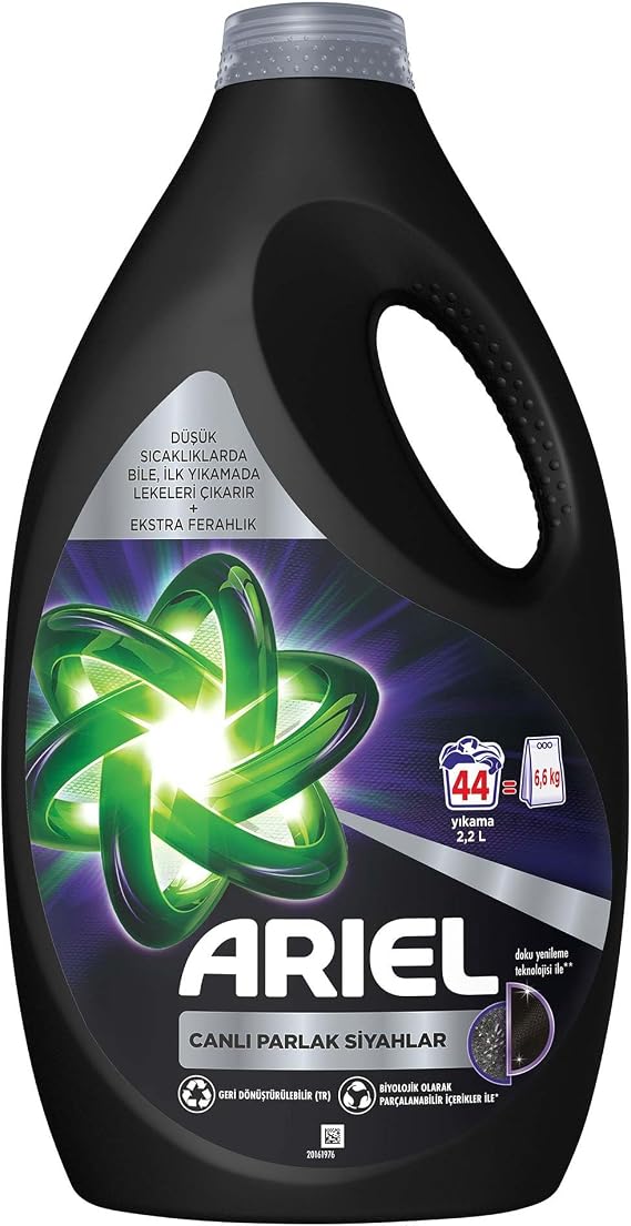 Ariel Vivid Glossy Blacks Liquid Laundry Detergent 44 Wash