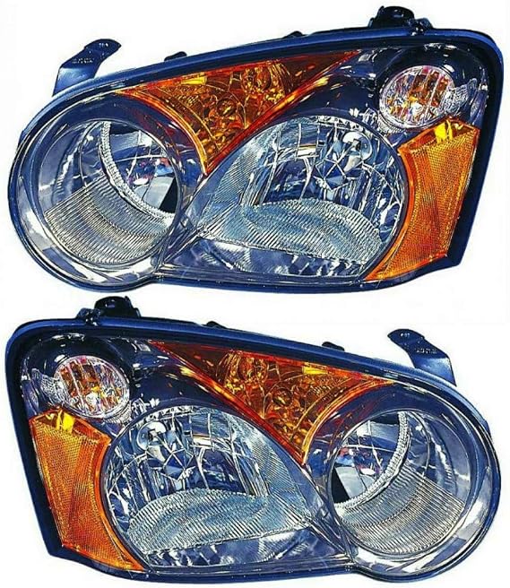 CarLights360 For Subaru Impreza 2004 Pair Driver and Passenger Side Headlight Assembly CAPA SU2502114C