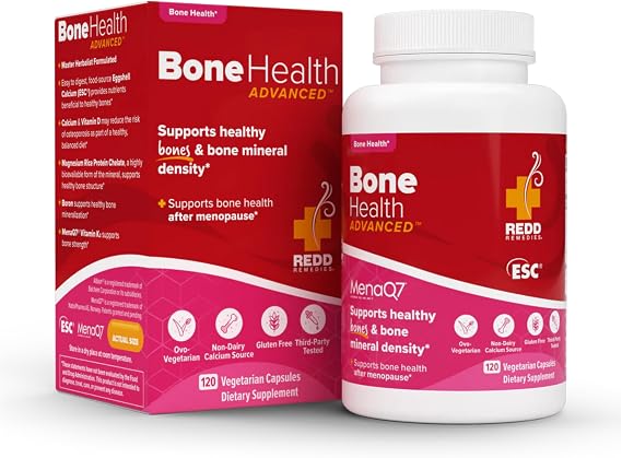 Redd Remedies Bone Health Advanced | Bone Mineral Support | 30 Servings