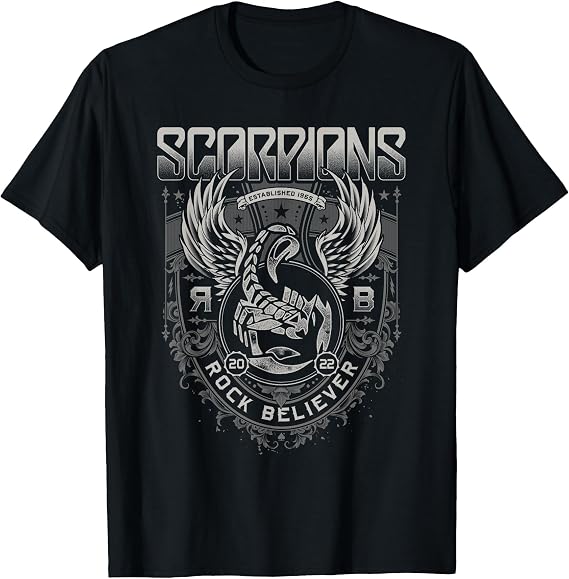 Rock Believer Ornaments T-Shirt, Men, Black, Small