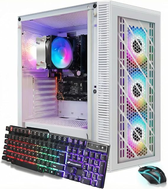 STGAubron Gaming PC Desktop,R7 5700G,16G DDR4,1TB SSD