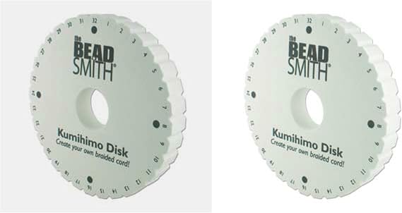 GET Two! Large 6" Double Density Kumihimo Disk. Extra Thick, Use on Fine Threads or When Using Beads.
