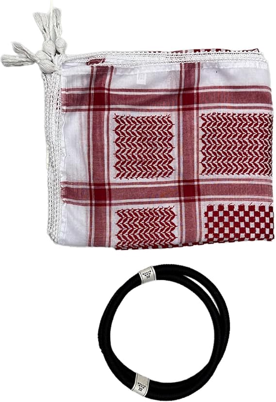 Men's Arab Shemagh Scarf Black Breathable Ethnic Headwear Keffiyeh Scarf For Cultural Event And Traditional Occasion