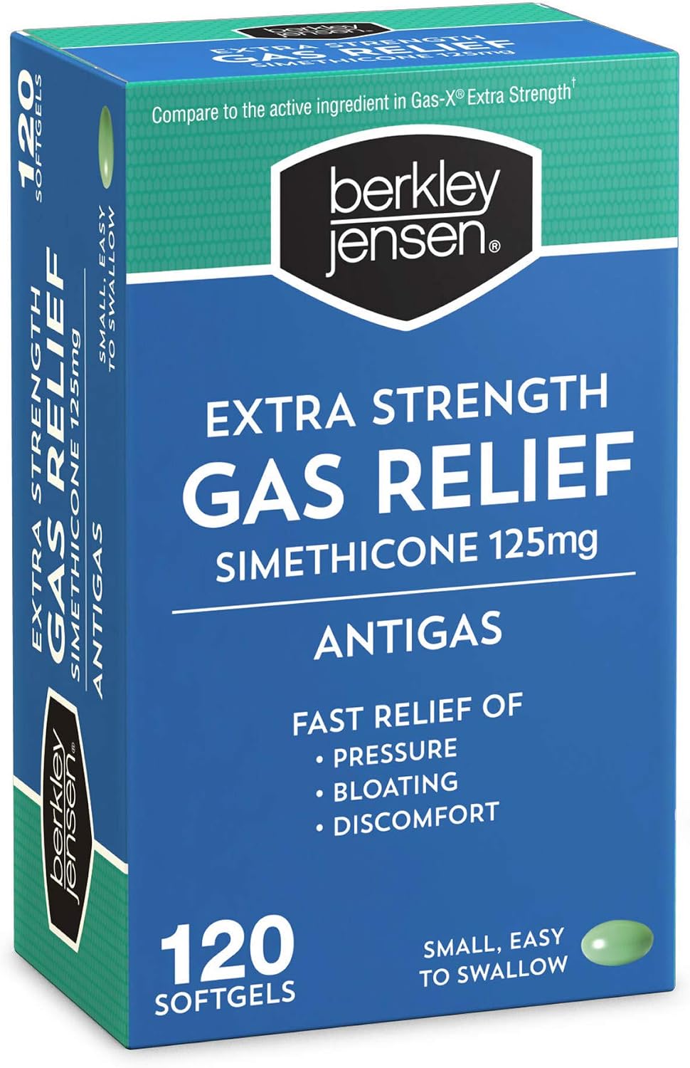 Berkley Jensen Extra Strength Gas Relief Softgels, 120 ct
