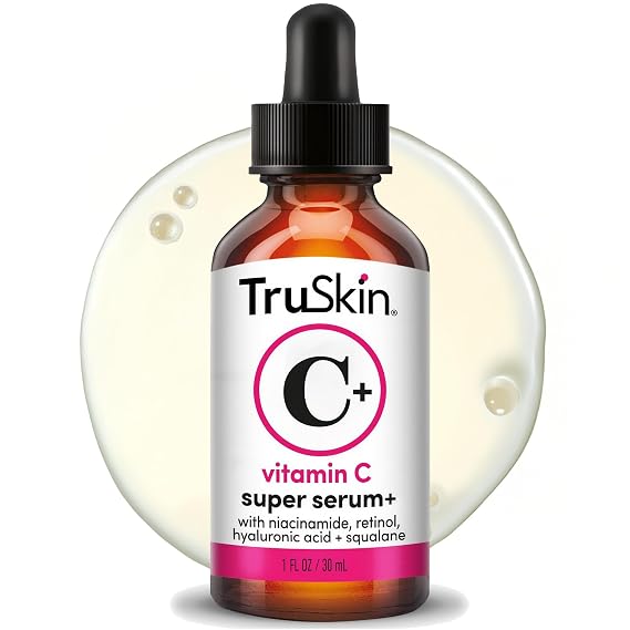 TruSkin Vitamin C Super Serum for Face, 5 Skin Benefits, 1 fl oz