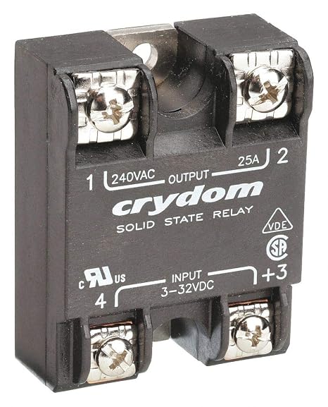 Crydom D2425 Ssr, Panel Mount, 280Vac, 32Vdc, 25A