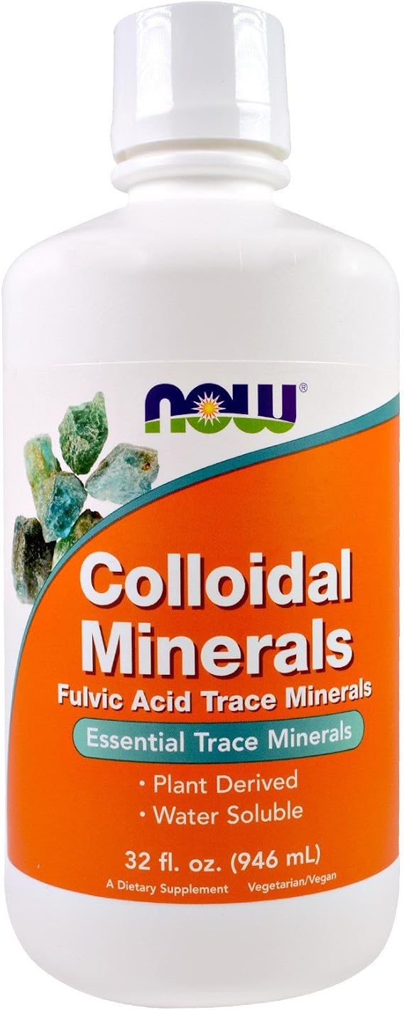 NOW Foods Colloidal Minerals - 32 fl oz