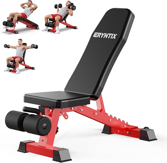 Adjustable Weight Bench,Foldable Pro Heavy-Duty Workout Bench