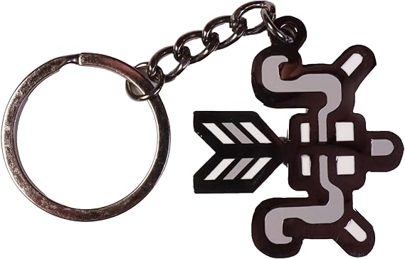 GuildMark Keychain - Monster Hunter Keychain (Includes 1.5 inch Weapon Icon Keychains)