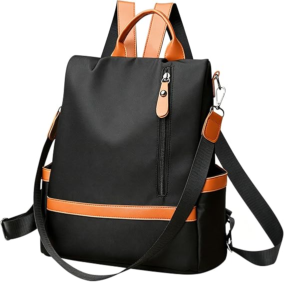 Small Backpack Purse for Women, Fashion Black Travel Backpack Ladies Shoulder Bags, Lightweight Anti-theft Casual Daypack Daily Backpack for Woman