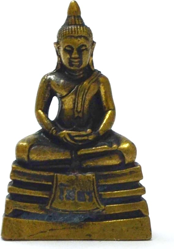 Meditation Buddha Jewelry Lucky Thai Amulet Luang Phor Buddhasotorn Mini Statue Wealth Strong Life Protection Talisman