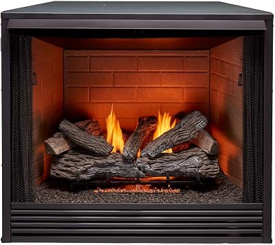ProCom 36in. Universal Ventless Firebox Insert - Zero Clearance Design - Model# PC36VFC, Black