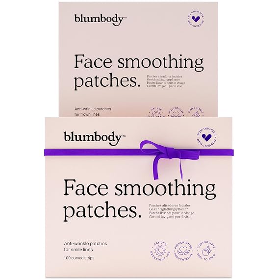 BLUMBODY Face Wrinkle Patches - Forehead and Smile Lines Bundle