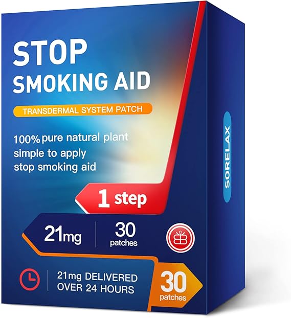 30 Patchs - Stop Smoking Aid Patches Step 1-21mg