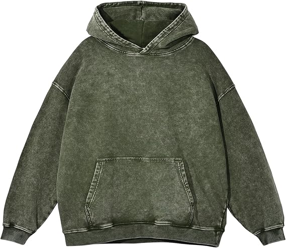 Mens Hoodies Vintage Oversized Hoodie Acid Wash Couples Cotton Pullover Hoodies for Men Streetwear Sweatshirts