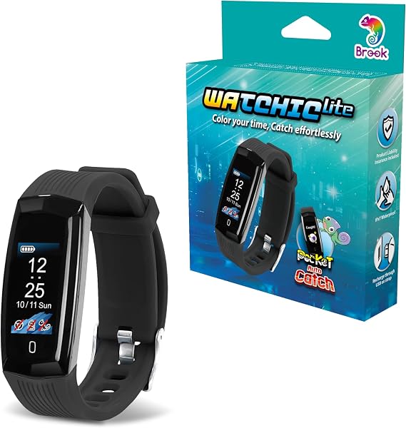 Brook Pocket Auto Catch Watchic Lite - Auto Catcher IPX7 Waterproof 0.96" Color Display, Pocket Monster Accessory