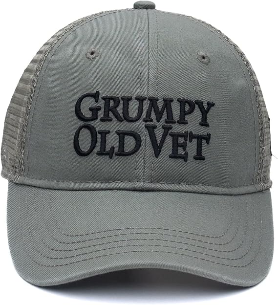 Grunt Style Grumpy Old Vet Hat (Green, One Size)