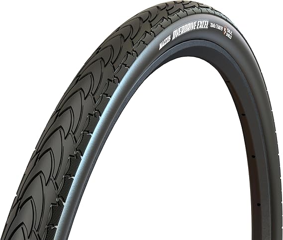 MAXXIS Overdrive Excel - Wire Bead - Dual Compound, SilkShield | Grooved Slick Design for All-Weather Grip