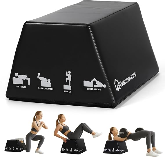 WARMOUNTS Hip Thrust Bench 700 Lbs