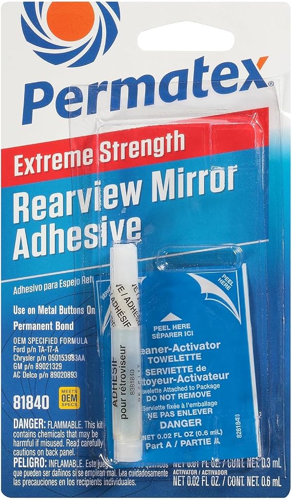 PERMATEX Professional Strength Rearview Mirror Adhesive