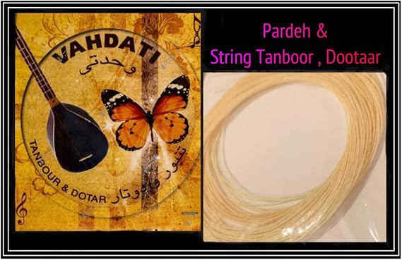 2 in 1 PARDE and STRING TANBOUR, DOTAR, taboor, dootar, pardeh
