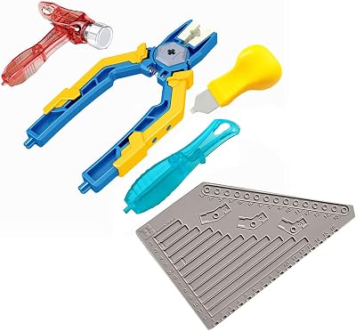 Separator Tools Compatible with Bricks Blocks, Brick Remover for Building Block, Multi-Functional Remover Tools Including Hammer, Blocks Pliers, Brick Separator,Measure Plate and Pry Knife