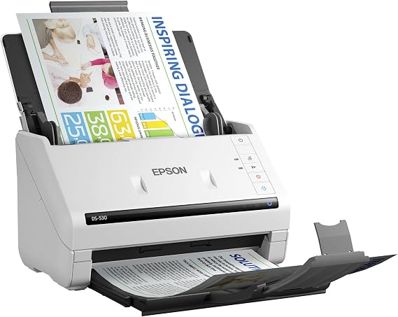 Epson DS-530 Document Scanner: 35ppm, Twain & ISIS Drivers