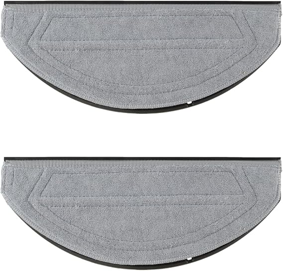 roborock 2 Pack Microfiber Mop Cloths for Saros 20 Sonic Robot Vacuum Cleaner, Mop Pad Replacement Accessories