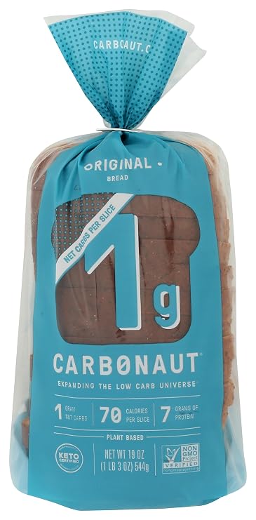 Carbornaut Low Carb White Bread, 19 OZ