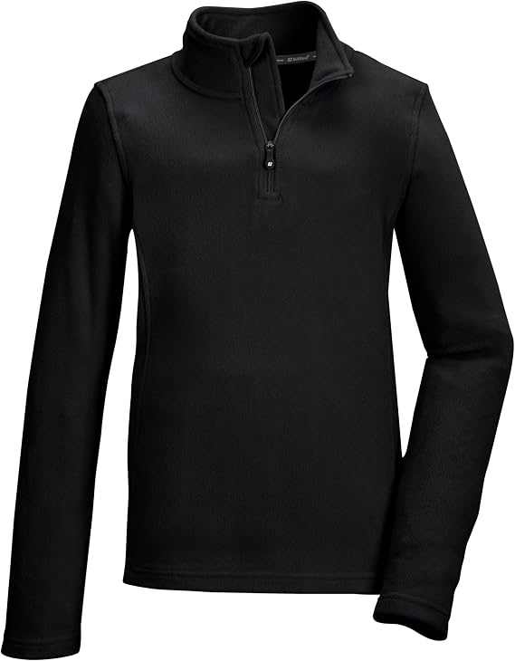 killtec Y Girls Fleece Shirt, Black, 10