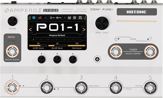 HOTONE Amp II Stage | Amplifier Modeler & Effector | Live Play | Bluetooth Connection